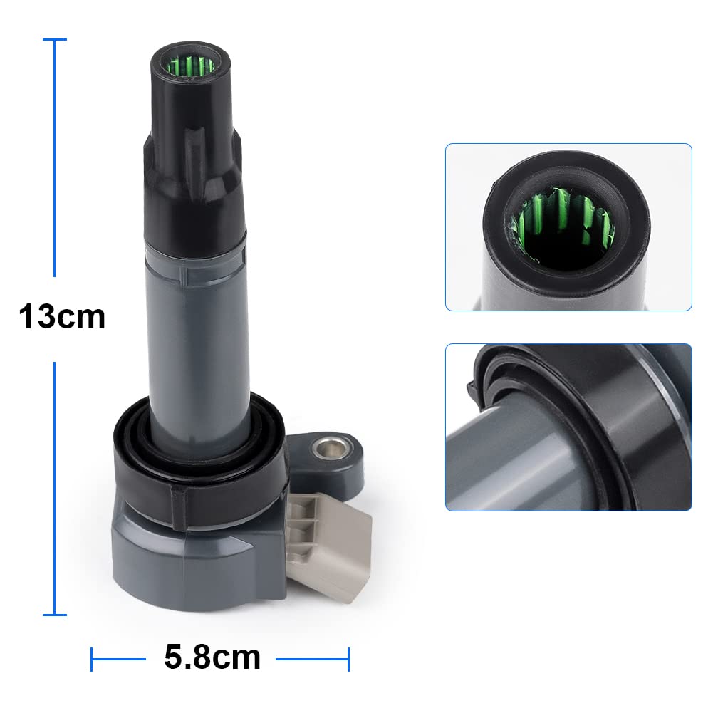 Катушка зажигания Daihatsu Direct Coil, 4 контакта, номер детали: 19070-97207, Move L150S, Mobrate, L550S,