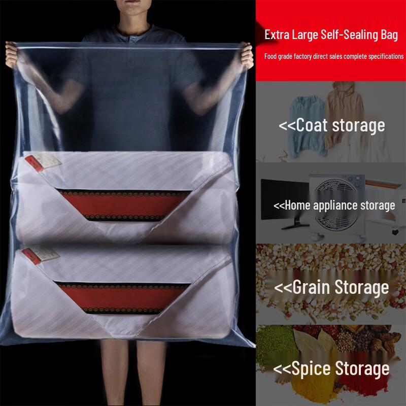 Alliance Extra Large Transparent Ziplock Storage Bag