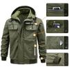 Plus Velvet Winter Overalls Men's Jacket Suit Thickened Windproof, Waterproof and Cold-proof Outdoor Soft Shell Suit