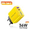 Быстрое USB-зарядное устройство PD36W QC3.0+PD для Apple, Huawei и Android-устройств (Порты A+C)