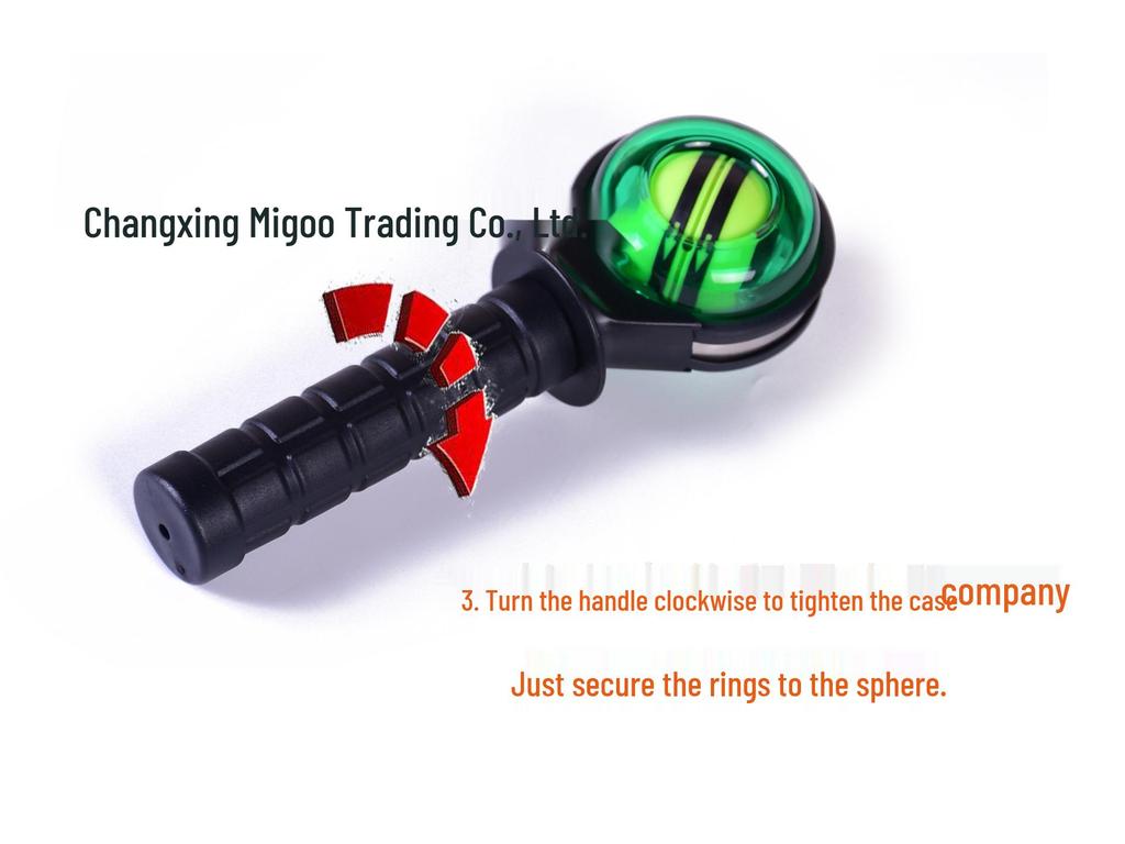 Кистевой силовой шар с ручкой - Тренажер для силы хвата для кисти и руки