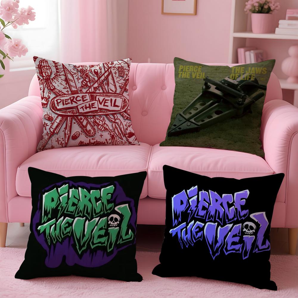 Чехол на подушку Pierce The Veil, короткий плюш, двусторонняя печать, машинная стирка дома, теплая зимняя наволочка