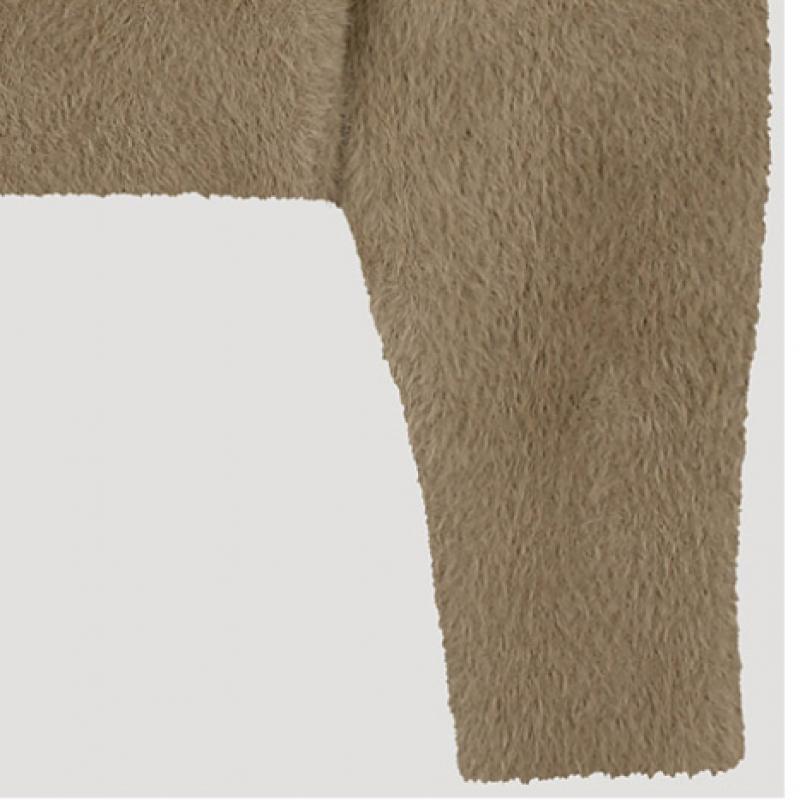  She S miSS Волосатый кардиган с круглым вырезом SSkcdo42560 Ca