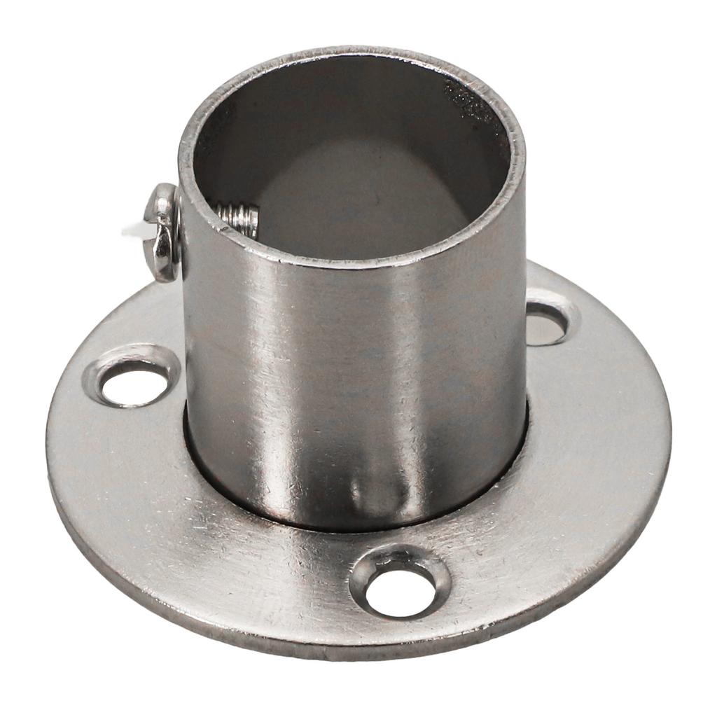 Thicken Stainless Steel Wall Flange Anchor Secure Attachment for Round Tubes