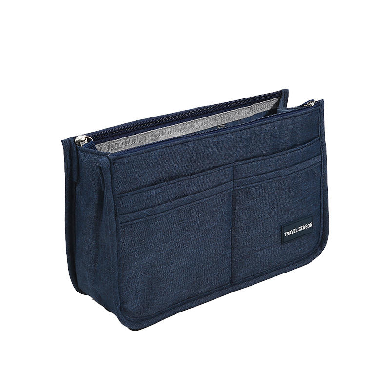 Модный дорожный тоут-органайзер с ручками, большой вместимости, подкладка для сумки, многофункциональная косметичка