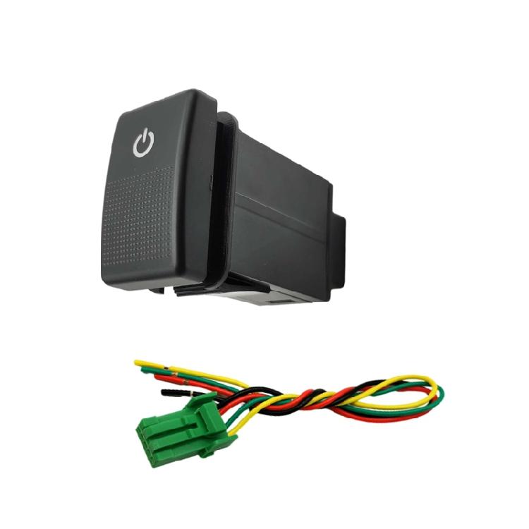 Modified Fog Light LED DRL Daytime Running Light Power Radar Recorder Switch Button For Mazda 5 for Mazda 6Switches Seat 3