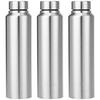 Stainless Steel Water Bottle, Set of 3, 1 L Each (Blitz)