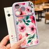 Чехол с принтом цветов ромашек для iPhone 17 Pro Max Для iPhone 16 15 14 13 Pro Max Роскошный Гибридный TPU+PC Прозрачная задняя панель Жесткая крышка