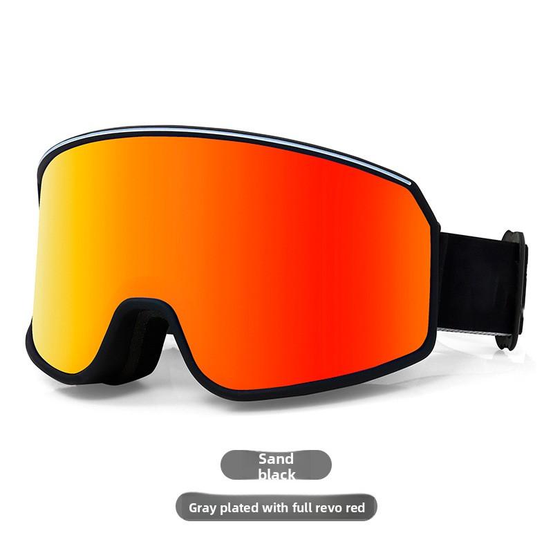 Spherical Ski Goggles Ski Goggles Double-layer Anti-fog Men's and Women's Outdoor Ski Glasses