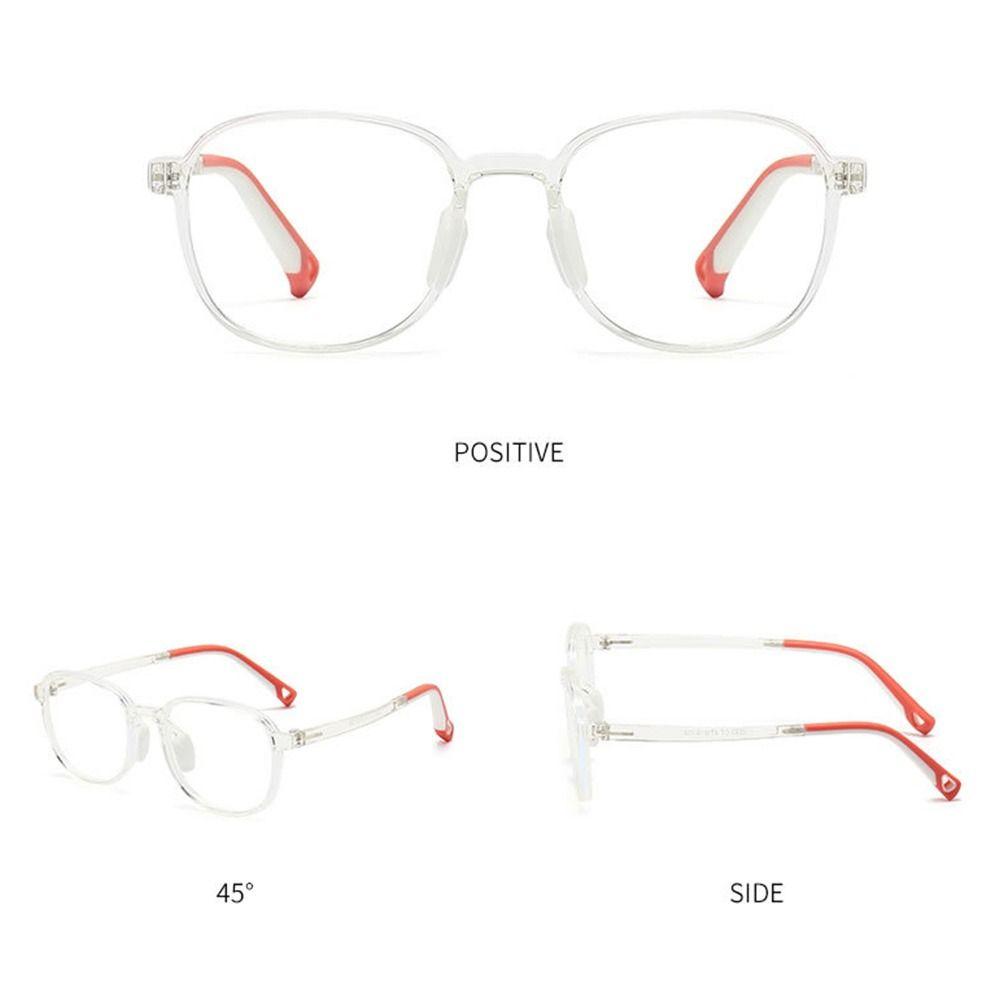 Kids Anti-Blue Light Glasses Children Boys Girls Ultra Light Soft Square Frame High Quality Computer Eye Protection Eyeglasses