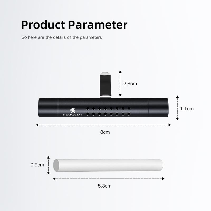 2026 Hot Car Sticker Car Air Outlet Perfume Clip Fragrances Diffuser Accessories For Peugeot 206 307 308 3008 207 208 407 408 50