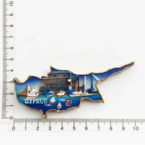 Кипрские магниты на холодильник Туристический сувенир Средиземноморский холодильник Магнитная наклейка Imanes Para El Refrigerador Украшение для дома