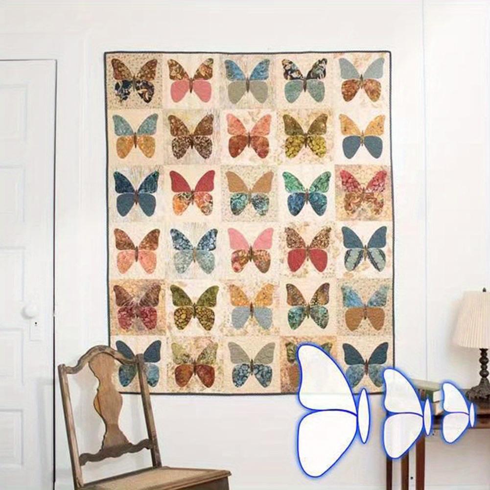 1 шт. Прозрачные шаблоны для шитья бабочки, DIY крафт пэчворк шаблон линейка, инструменты для квилтинга трафарет для рукоделия