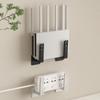 Wall-Mounted WiFi Router & Modem Shelf with Heat Dissipation, Punch-Free Installation