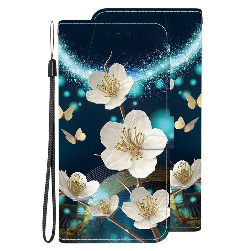 1/10VII Чехол для Sony Xperia 1VII 10VII Coque Мультяшный кожаный чехол для Sony 1VII Xperia 10VII Funda Чехол-книжка с кошельком