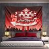 Welcome To Fabulous Las Vegas Tapestry Wall Hanging Neon City Sign Art Decor for Bedroom Man Cave