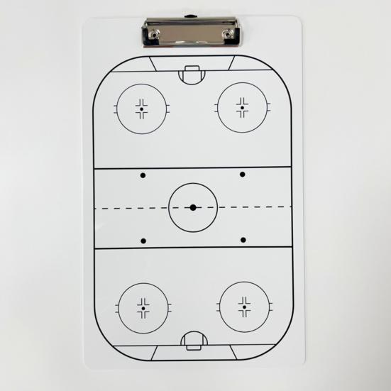 Доска для записей тренеров, доска для сухого стирания, двусторонняя белая доска для хоккея