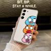 Милый Чехол для Телефона H-Darwin Watterson-S Для Samsung Galaxy Прозрачная Крышка A52 A12 A51 S21 Edge S22ULTRA S23 S24 S20LITE Plus Ult