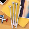4pcs Cartoon Cute Cat Pen Korean Stationery Advertising Creative Bent School Office Gel Christmas Gift