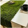 Green Turf Table Runner Width 30cm Simulation Moss Tablecloth Moss Table Runner  Outdoor Party