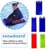 Сноуборды Лыжи Снежные сани Roll Up Песок Трава Rolling Slider Pad Игрушечная доска