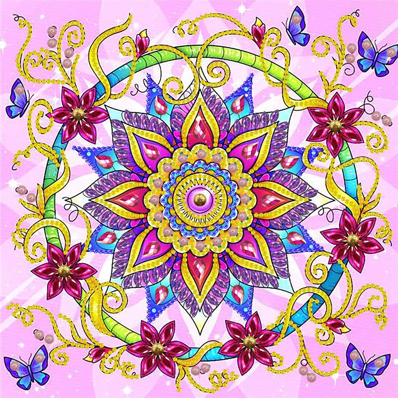 5D Abnormal Diamond Painting Set Kitten DIY Diamond Decorative Painting