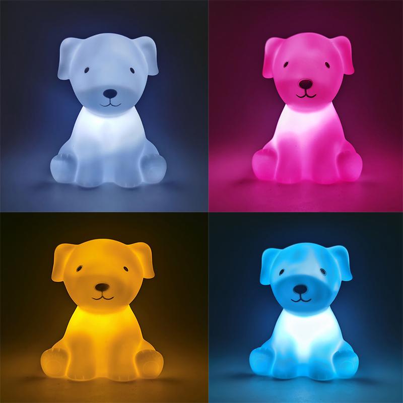 Led Night Light Cute Gift Table Lamp White Creative Desk Minimalist Battery Switch For Home Decoration Lamps Restaurant