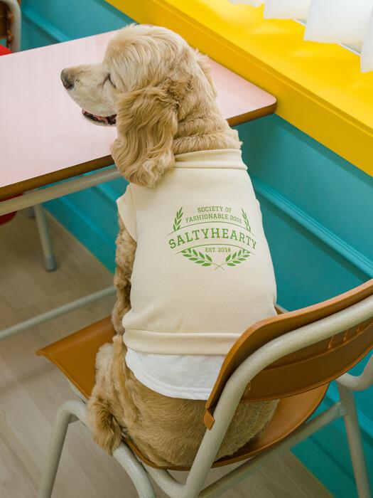 SALTYHEARTY SALTYCLUB SWEATSHIRT IVORY