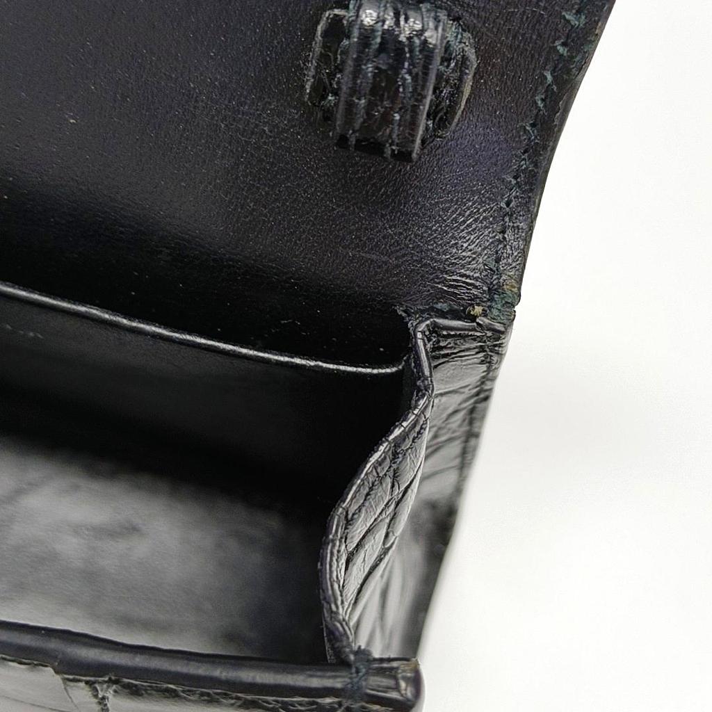 [Б/У] Balenciaga Hourglass Mini с верхней ручкой 'Черный' - Хорошее состояние #G7LCY5