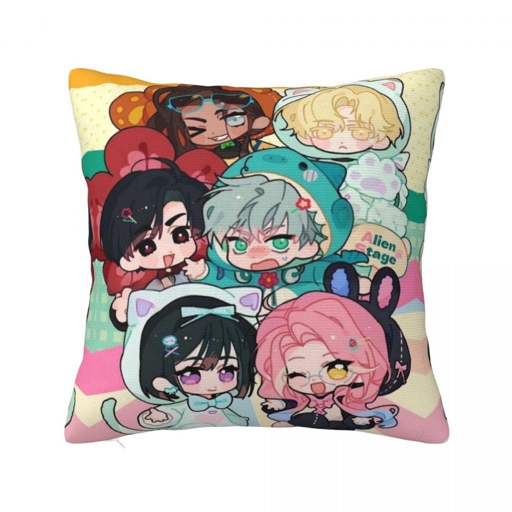 Alien Stage Anime Pillowcase Polyester Cushion Cover Gift Luka Ivan Till Mizi Pillow Case Cover Home Square 40X40Cm