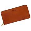 Affa Кошелек-клатч длинный, Кожа, Застежка на круглую молнию, Сделано в Японии, Коровья кожа RomaBrown