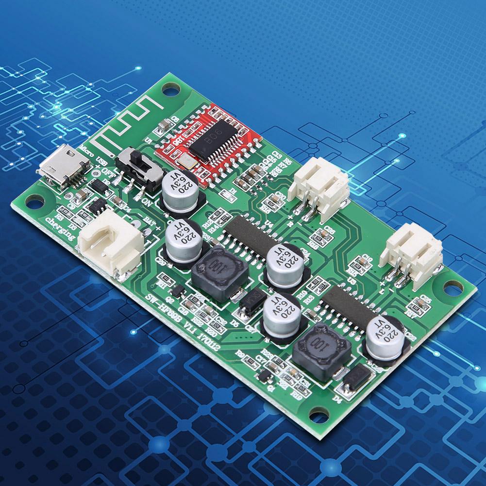 HF69B Плата усилителя мощности, модифицированная плата динамика 2x6 Вт, совместимая с Bluetooth