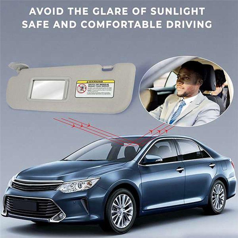 New Sun Visor 85210-F0100TTX Front Sunshade For Elantra 2016- Lingdong ADC 85220-F0100TTX 1 Pair Sun Visor