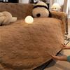 Funda Sofa Living Room Footprint Jacquard Толстый теплый диванный плед Зимний чехол Sherpa для кемпинга и пикника