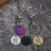 European-American Supermarket Cart Token Lobster Clasp Keychain - Promotional Gift