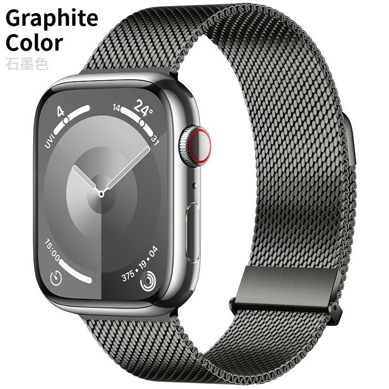 Магнитный ремешок для Apple Watch Band Ultra 49 мм 46 мм 42 мм Миланский браслет iWatch Series 10/11 9 8 7 6 5 4 SE/3 45/44/41/40 мм