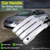 Для Nissan Altima L32A D32 2007 2008 2009 2010 2011 2012 2013 Хромированные накладки на дверные ручки Автомобильные аксессуары для внешнего стиля Наклейки