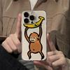 Роскошный забавный мультяшный чехол-обезьянка для iPhone 16 15 14 13 12 11 Mini Pro Max X XR XSMax 7 8 Plus SE20 Прозрачный чехол