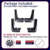 Комплект из 4 предметов для BMW X2 F39 2018, брызговики, брызговики, брызговики, автокрыло, передние и задние автомобильные аксессуары
