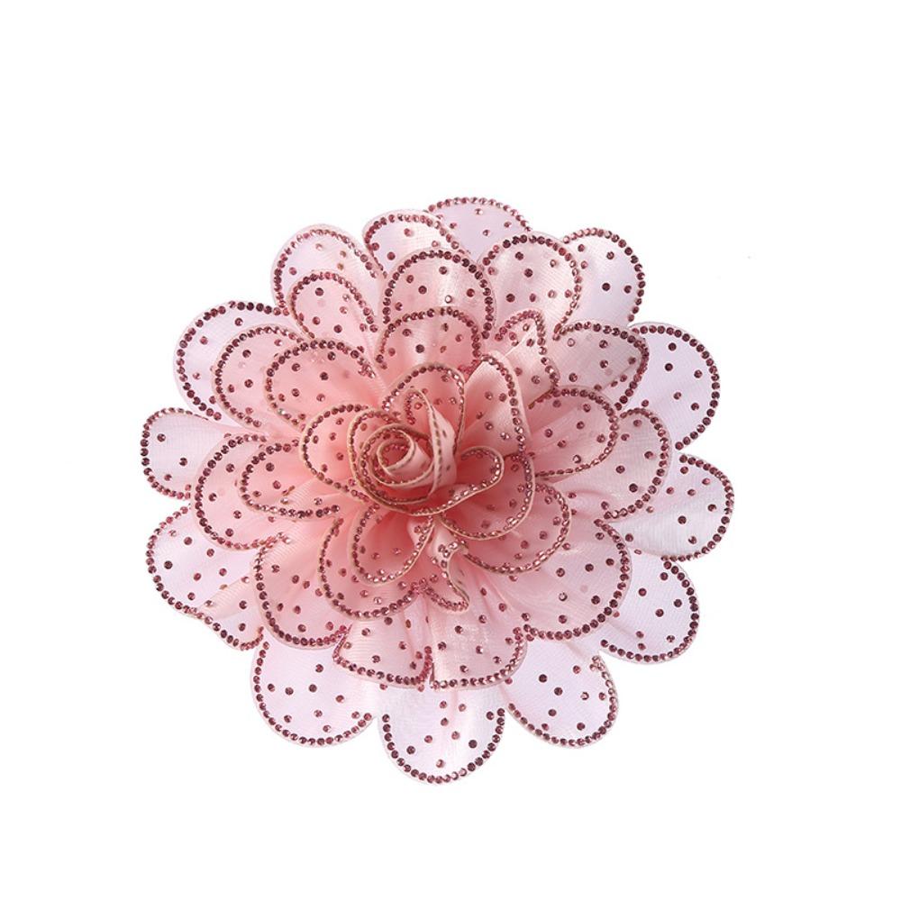 3D большой тканевый цветочный патч многослойная одежда аппликации нашивка на одежду украшение одежды