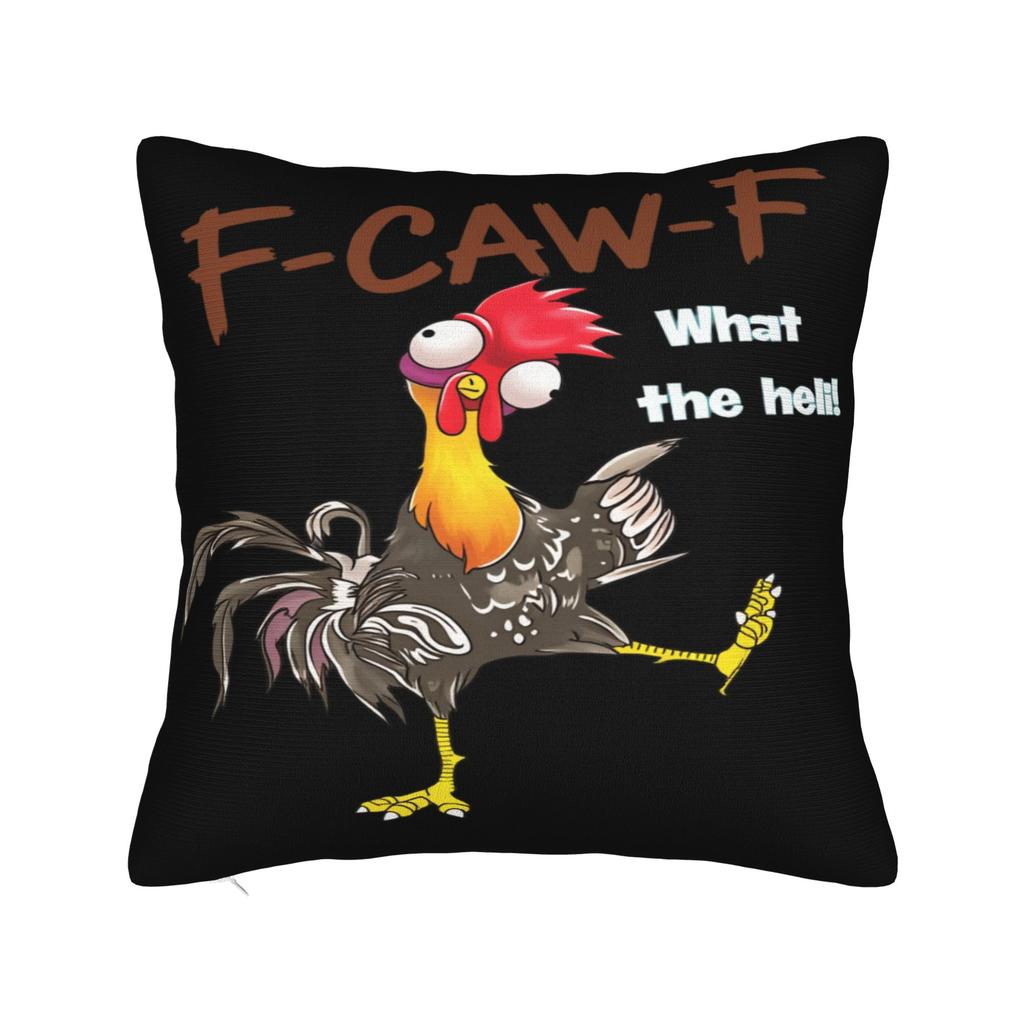 Chicken F-CAW-F  Pillowcases  Vintage Pillow Case For Sofa Car Home Decor Comfy Pillow Cover