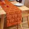 Luxury Style Pumpkin Quilted Table Runner Cloth Party Decor Home