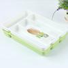 4 Compartments Cutlery Tray Kitchen Drawer Organizer Spoon Knife Fork Separation Plastic Storage Box Tableware Tray