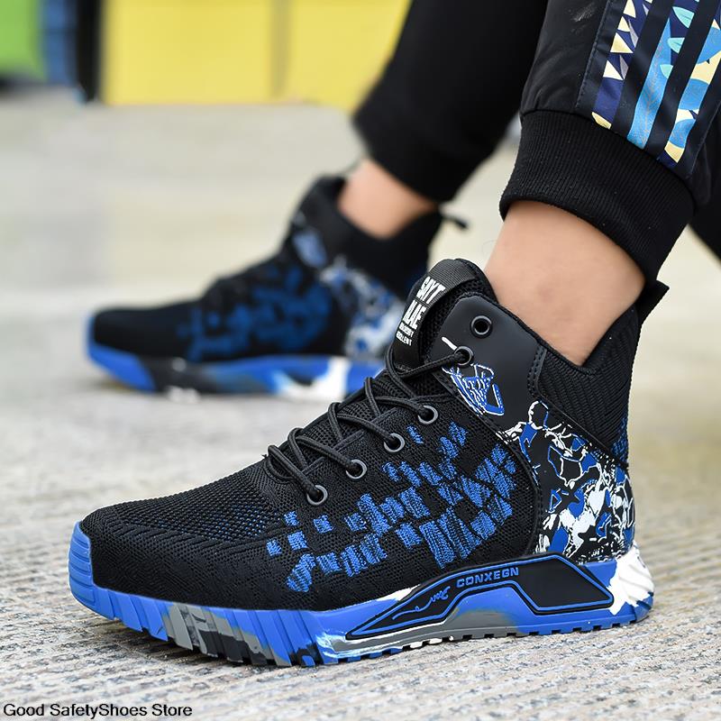 Рабочие защитные ботинки мужские рабочие ботинки со стальным носком мужские легкие неразрушимые ботинки рабочие кроссовки с защитой от проколов мужские