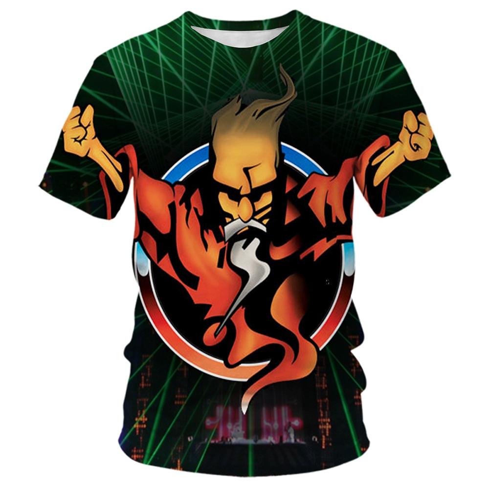 Летний модный тренд Мужская футболка с 3D-принтом, с принтом, персонализированная, с крутыми узорами, повседневная, удобная, с коротким рукавом