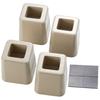 Asahi Denki Kasei Table Heightening Legs, Beige, Made In Japan, AKO-08, 7.5 X 7.5 X 8cm (H)