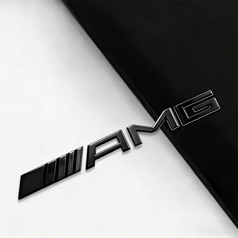 3D Alloy Logo AMG Emblem Letters Car Trunk Badge For Mercedes Benz AMG A B C E G CLA GLA W211 W214 W205 W203 W204 W206 PF1
