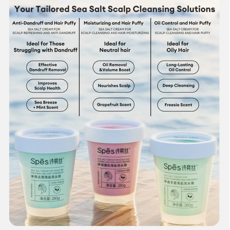 Spes - Hair Oil Control Sea Salt Shampoo