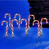 Christmas Solar Candy Cane Light String For Courtyard Garden Lawn Decoration