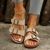 Fashion Women's Sandals Comfortable Beach Essentials Unisex Sandal Original Brik Flat Sandal with Cork Footbed Open Toe Slides Plus Size
